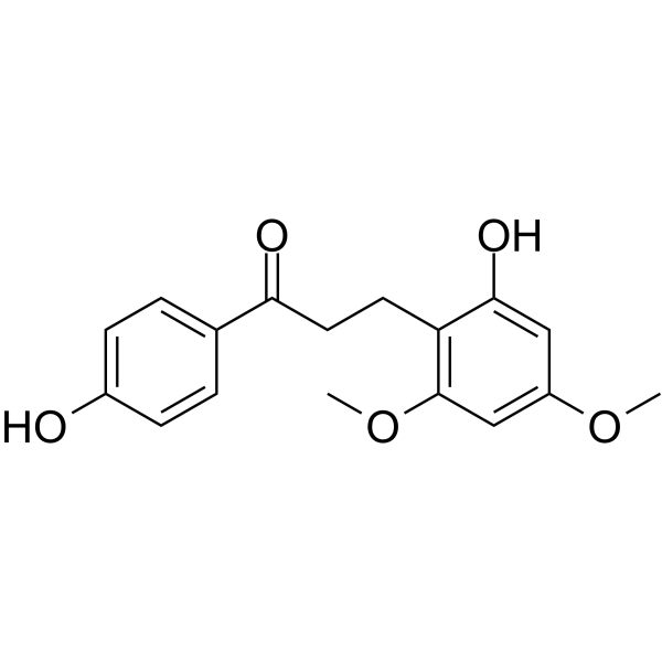 4',2-Dihydroxy-4,6-dimethoxydihydrochalcone Chemical Structure