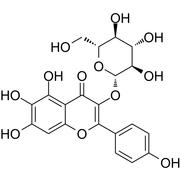 6-Hydroxykaempferol 3-O-β-<em>D</em>-glucoside