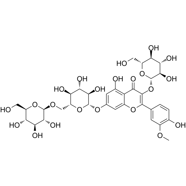 Isorhamnetin 3-O-β-<em>D-glucose</em>-7-O-β-D-gentiobioside