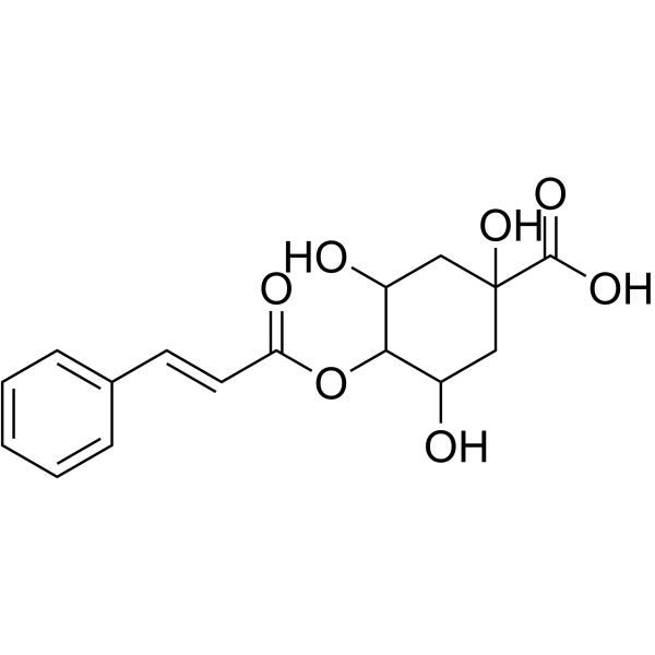 4-O-Cinnamoylquinic acid Chemical Structure