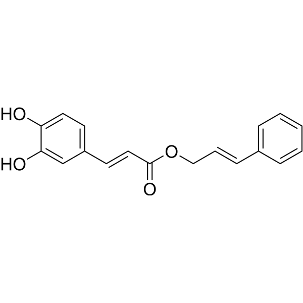 Cinnamyl caffeate Chemical Structure