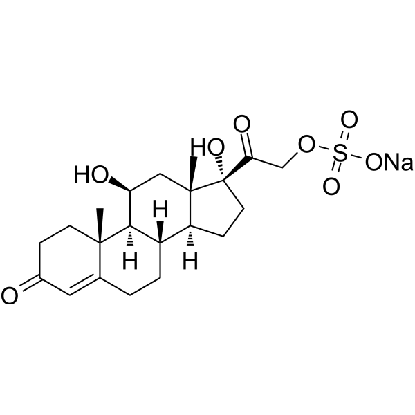 Cortisol sulfate sodium Chemical Structure