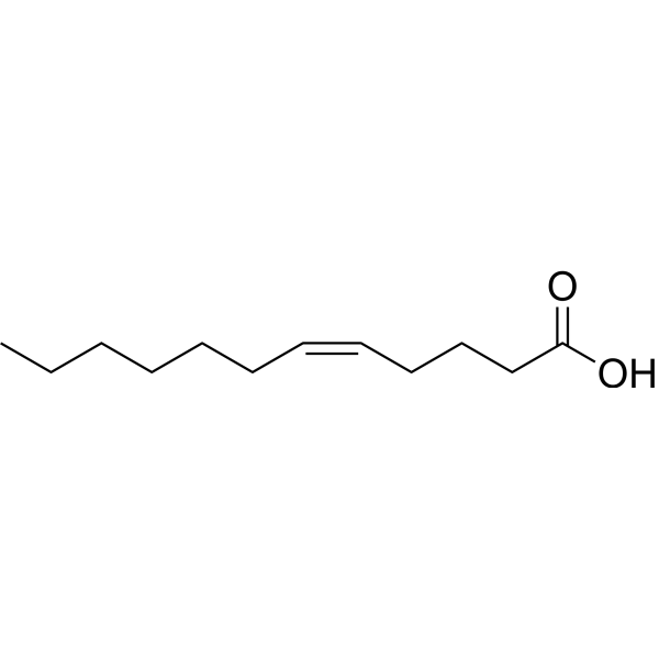 cis-5-Dodecenoic acid Chemical Structure