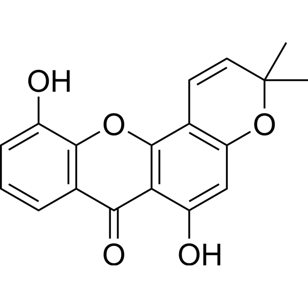 6-Deoxyisojacareubin Chemical Structure