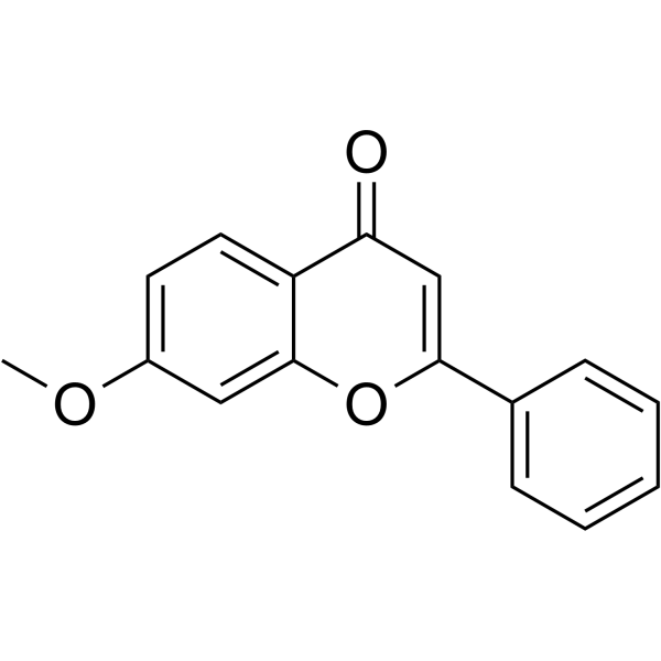 7-Methoxyflavone Chemical Structure
