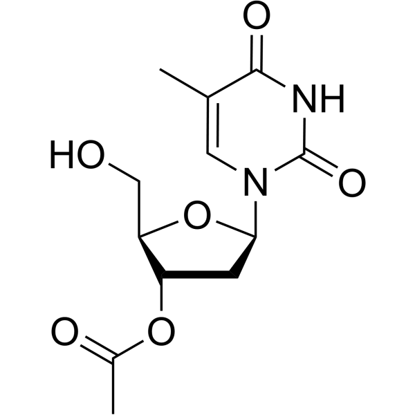 3'-O-Acetylthymidine Chemical Structure