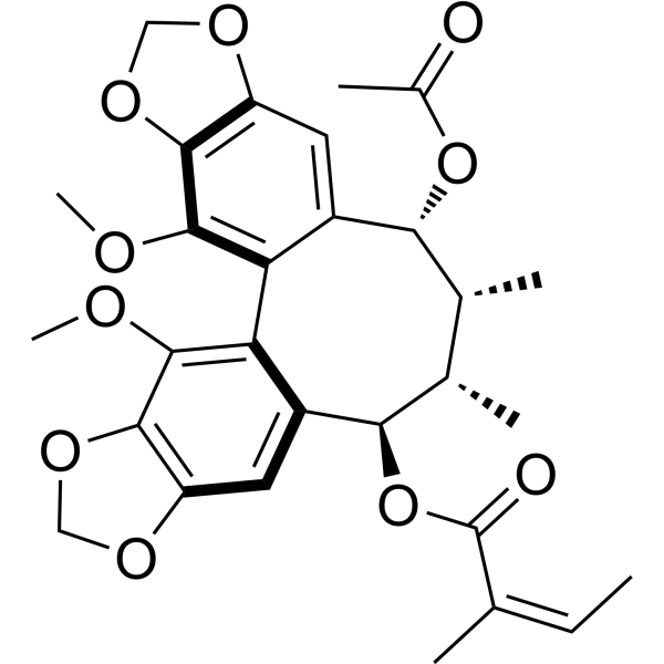 O-Acetylschisantherin L Chemical Structure