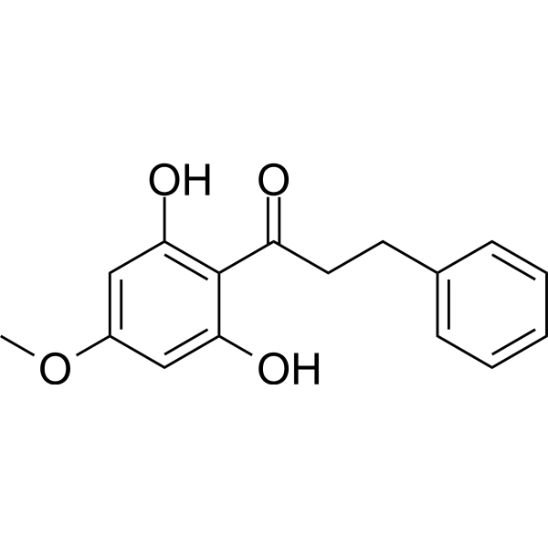 2',6'-Dihydroxy-4'-methoxydihydrochalcone Chemical Structure