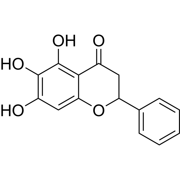 Dihydrobaicalein Chemical Structure
