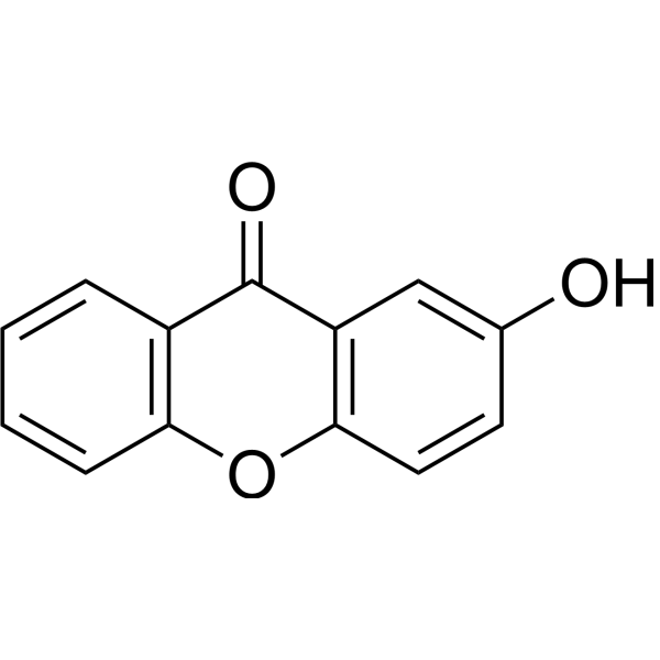 2-Hydroxyxanthone Chemical Structure