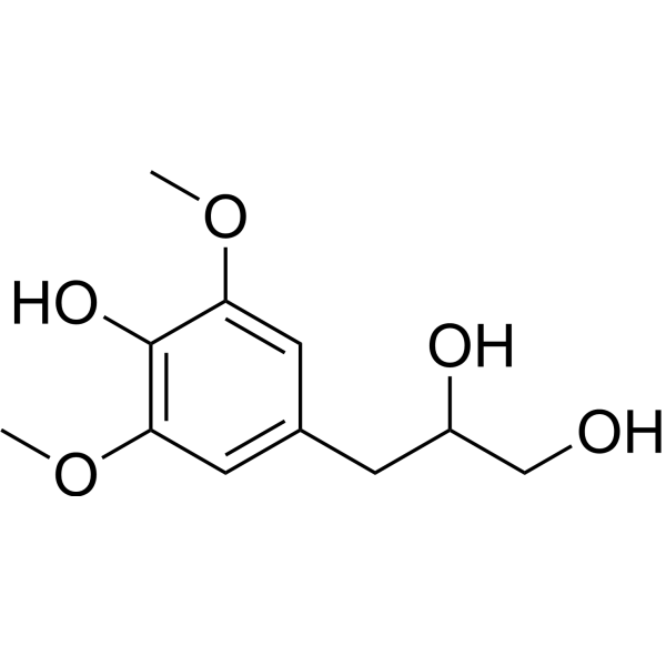 3-(4-Hydroxy-3,5-dimethoxyphenyl)-<em>1,2-propanediol</em>