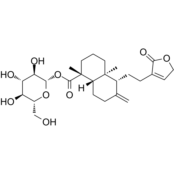 19-[(<em>β</em>-D-Glucopyranosyl)oxy]-19-oxo-ent-labda-8(17),13-dien-16,15-olide