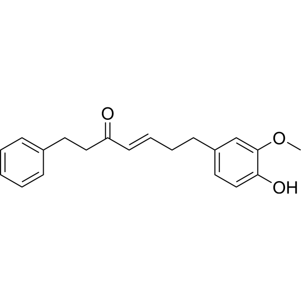 7-(4-Hydroxy-3-methoxyphenyl)-1-phenylhept-4-en-3-one Chemical Structure