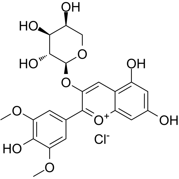 Malvidin-3-O-<em>arabinoside</em> chloride