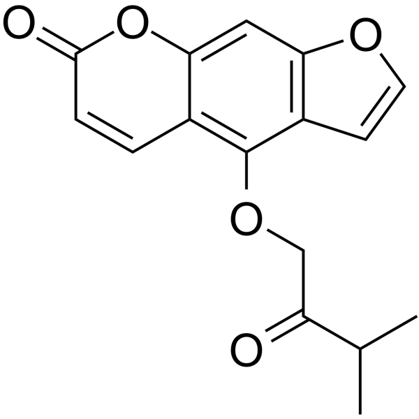 Iso-oxypeucedanin Chemical Structure