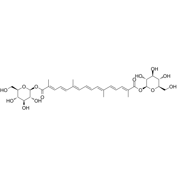 Crocin IV Chemical Structure