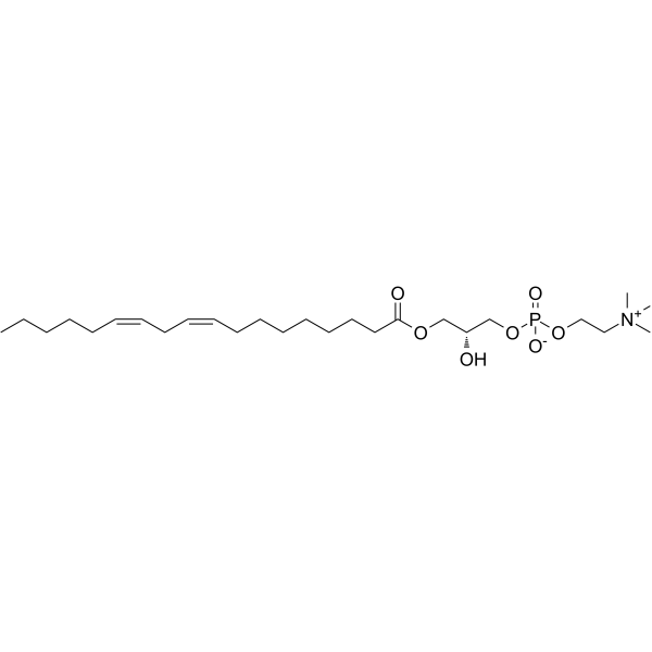 Lysophosphatidylcholine 18:2 Chemical Structure