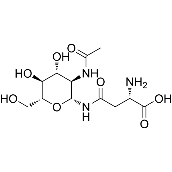 H-Asn(glcnac-beta-D)-OH Chemical Structure