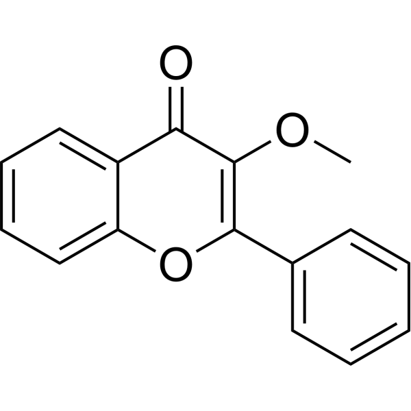 3-Methoxyflavone Chemical Structure