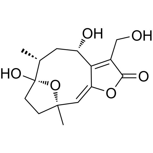 8α-Hydroxyhirsutinolide Chemical Structure