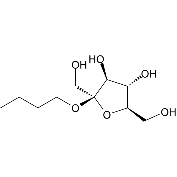 n-Butyl-β-D-fructofuranoside Chemical Structure