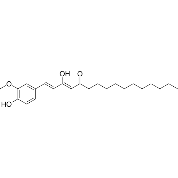 12-Dehydrogingerdione Chemical Structure