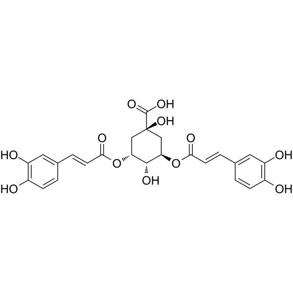 3,5-Dicaffeoyl-epi-quinic acid Chemical Structure