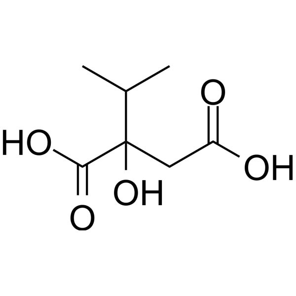 α-Isopropylmalate Chemical Structure