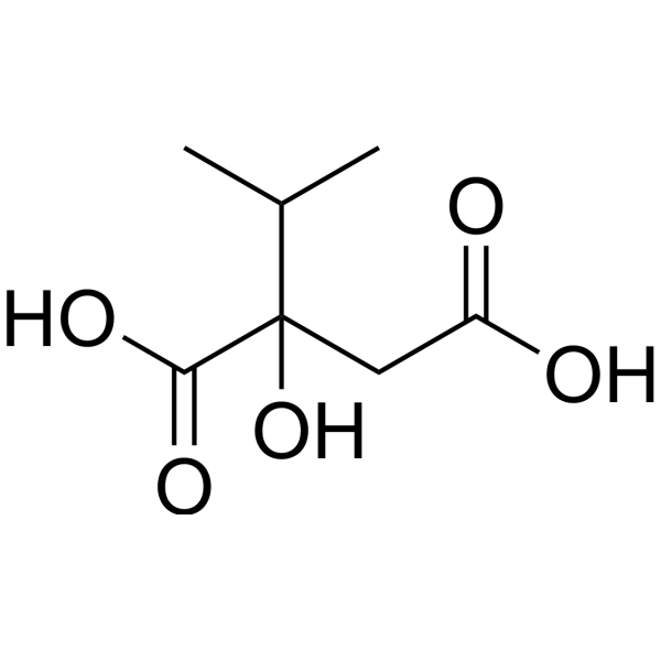 α-Isopropylmalate (Standard) Chemical Structure
