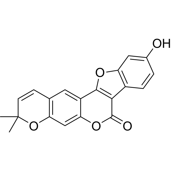 4'',5''-Dehydroisopsoralidin Chemical Structure