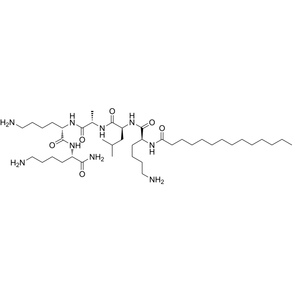 Myristoyl pentapeptide-17 Chemical Structure