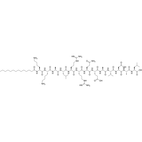 Autocamtide-2-related inhibitory peptide, myristoylated