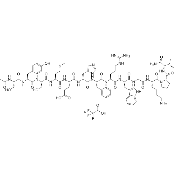 α-MSH TFA Chemical Structure
