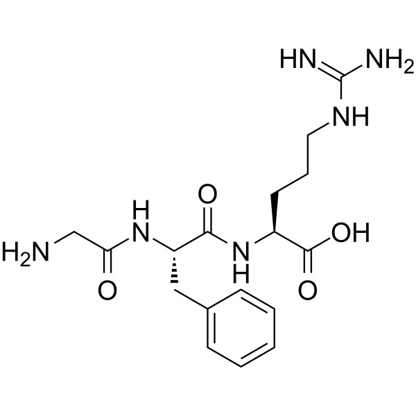 Gly-Phe-Arg Chemical Structure