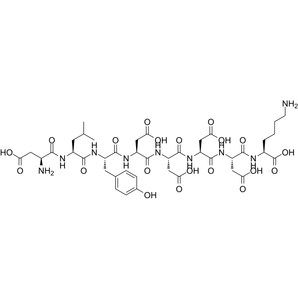 X-press Tag Peptide Chemical Structure