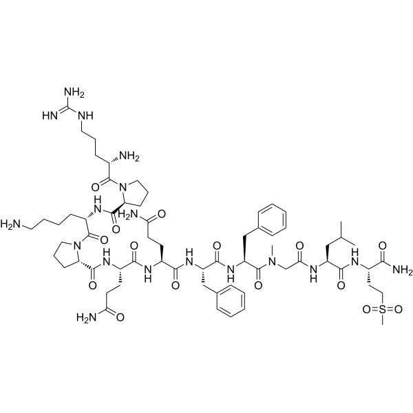 [Sar9,Met(O2)11]-Substance P Chemical Structure