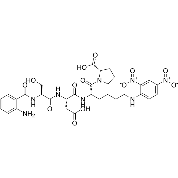 Abz-SDK(Dnp)P-OH Chemical Structure