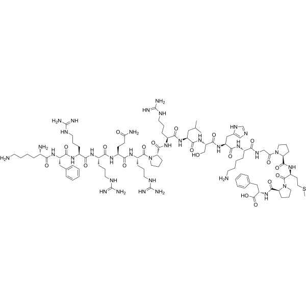 Apelin-17(human, bovine) Chemical Structure