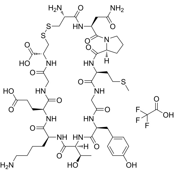 Cyclotraxin B TFA Chemical Structure
