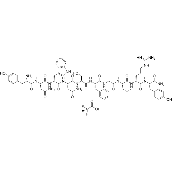 Kisspeptin-10, rat TFA Chemical Structure