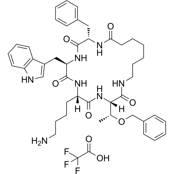 Cyclosomatostatin TFA Chemical Structure