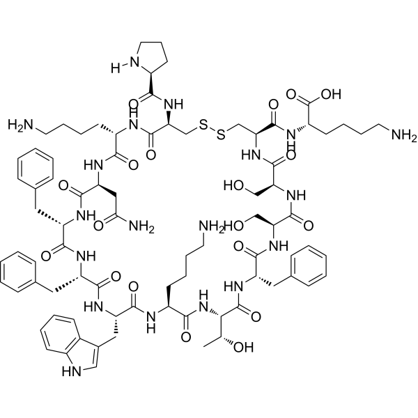 Cortistatin 14, human, rat Chemical Structure