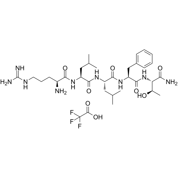 RLLFT-NH2 TFA Chemical Structure