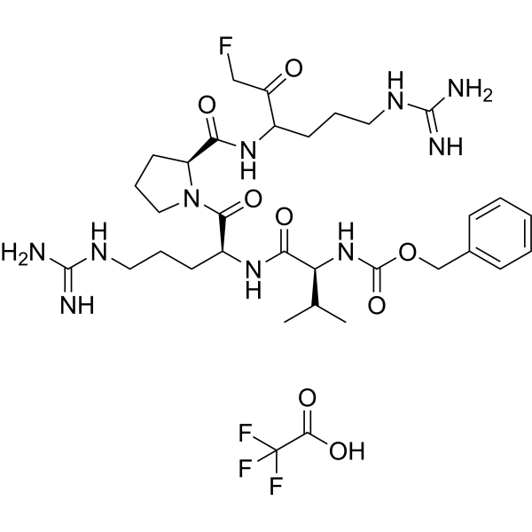 Z-VRPR-FMK TFA Chemical Structure