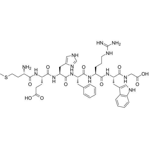 Adrenocorticotropic Hormone (ACTH) (4-10), human Chemical Structure