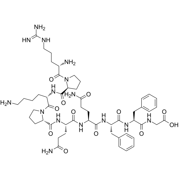 Substance P (1-9) Chemical Structure