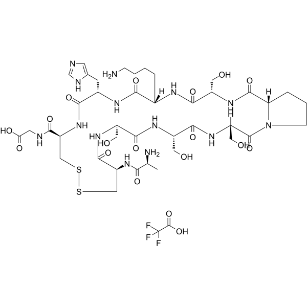 Transdermal Peptide Disulfide TFA Chemical Structure