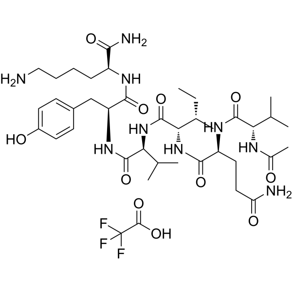 Acetyl-PHF6 amide TFA Chemical Structure