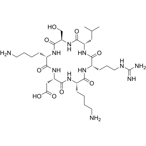 cyclo(RLsKDK) Chemical Structure