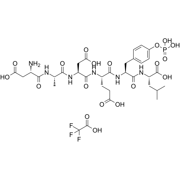 [pTyr5] EGFR (988-993) (TFA) Chemical Structure